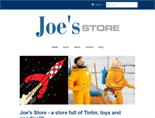 Tablet Screenshot of joesstore.co.uk